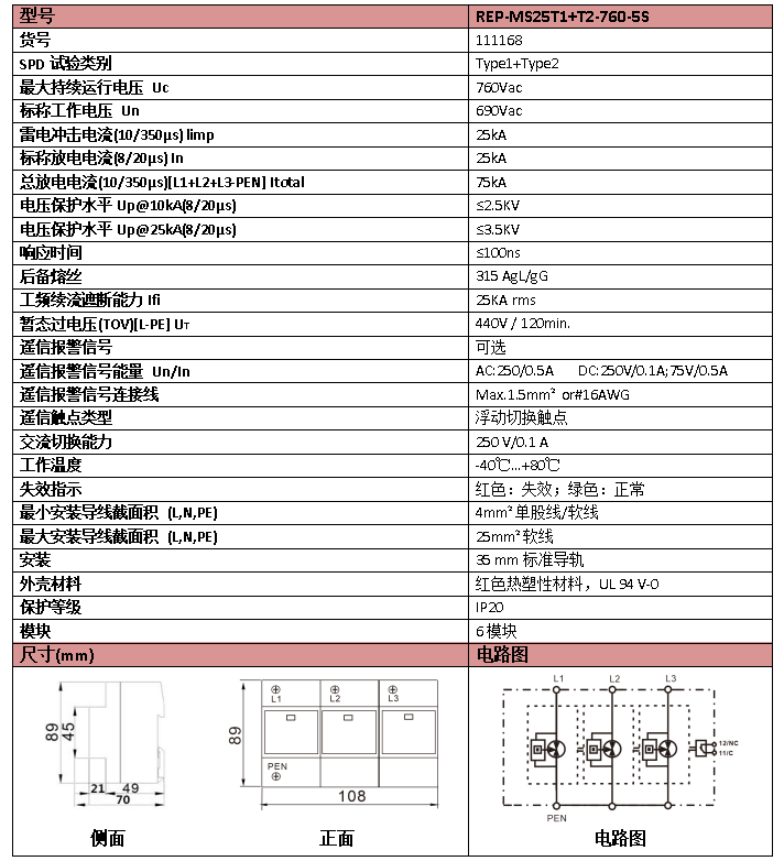 REP-MS25T1+T2-760-5S