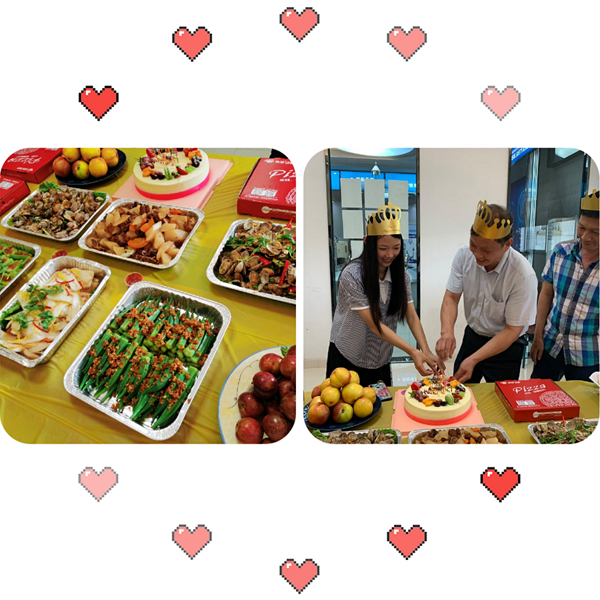 立信舉辦了(le)6月(yuè)的(de)生(shēng)日(rì)會(huì)！！